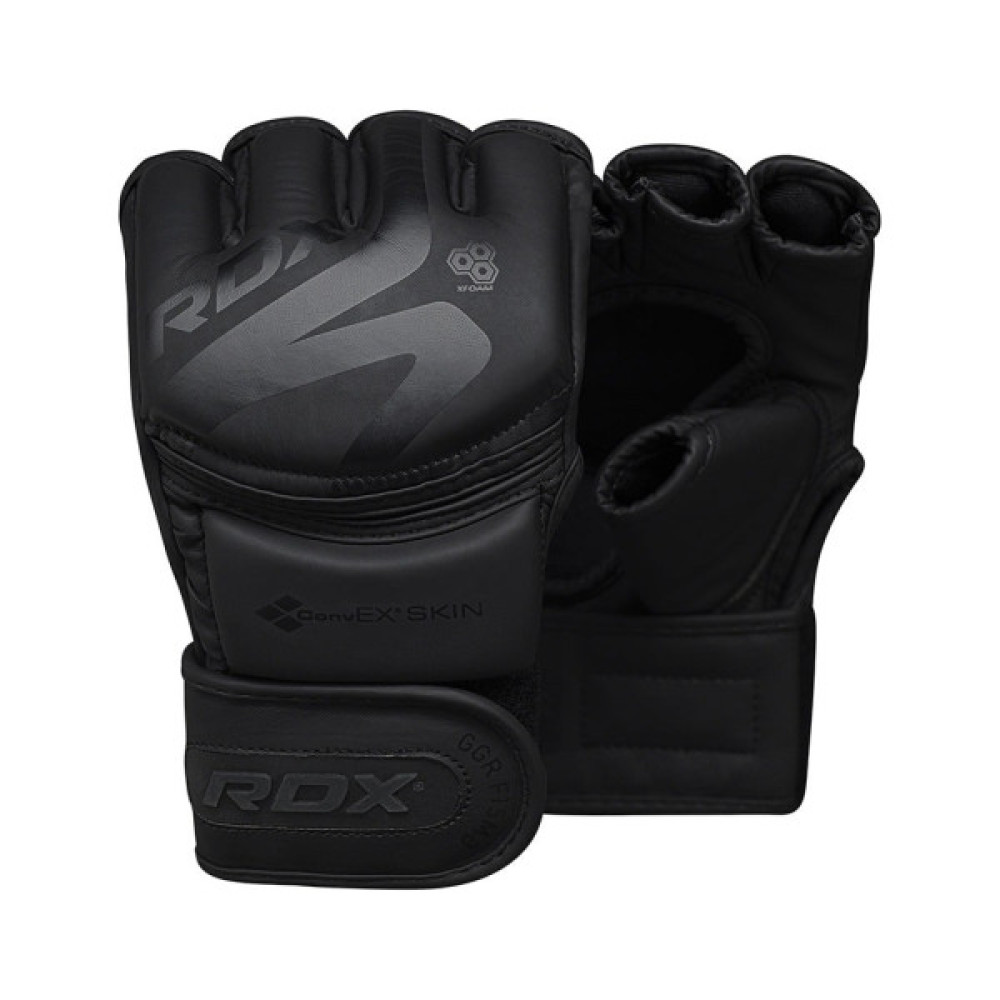 Рукавички для MMA RDX F15 Noir Matte Black S (GGR-F15MB-S)