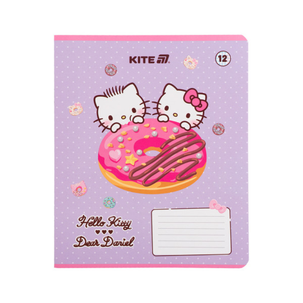 Зошит Kite Hello Kitty, 12 аркушів, клітинка (HK25-232-2)
