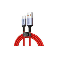 Дата кабель USB 2.0 AM to USB-C 1.0m 6A US505 red Ugreen (20527)