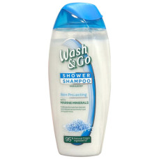 Шампунь Wash&Go 2 в 1 Захист шкіри з морськими мінералами 250 мл (8008970053141) Шампунь Wash&Go 2 в 1 Захист шкіри з морськими мінералами 250 мл (8008970053141)