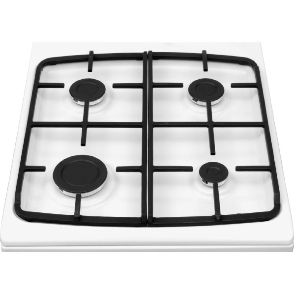 Плита Hansa комбінована, 50х60см, 62л, чавун, газ контр., дисплей, білий