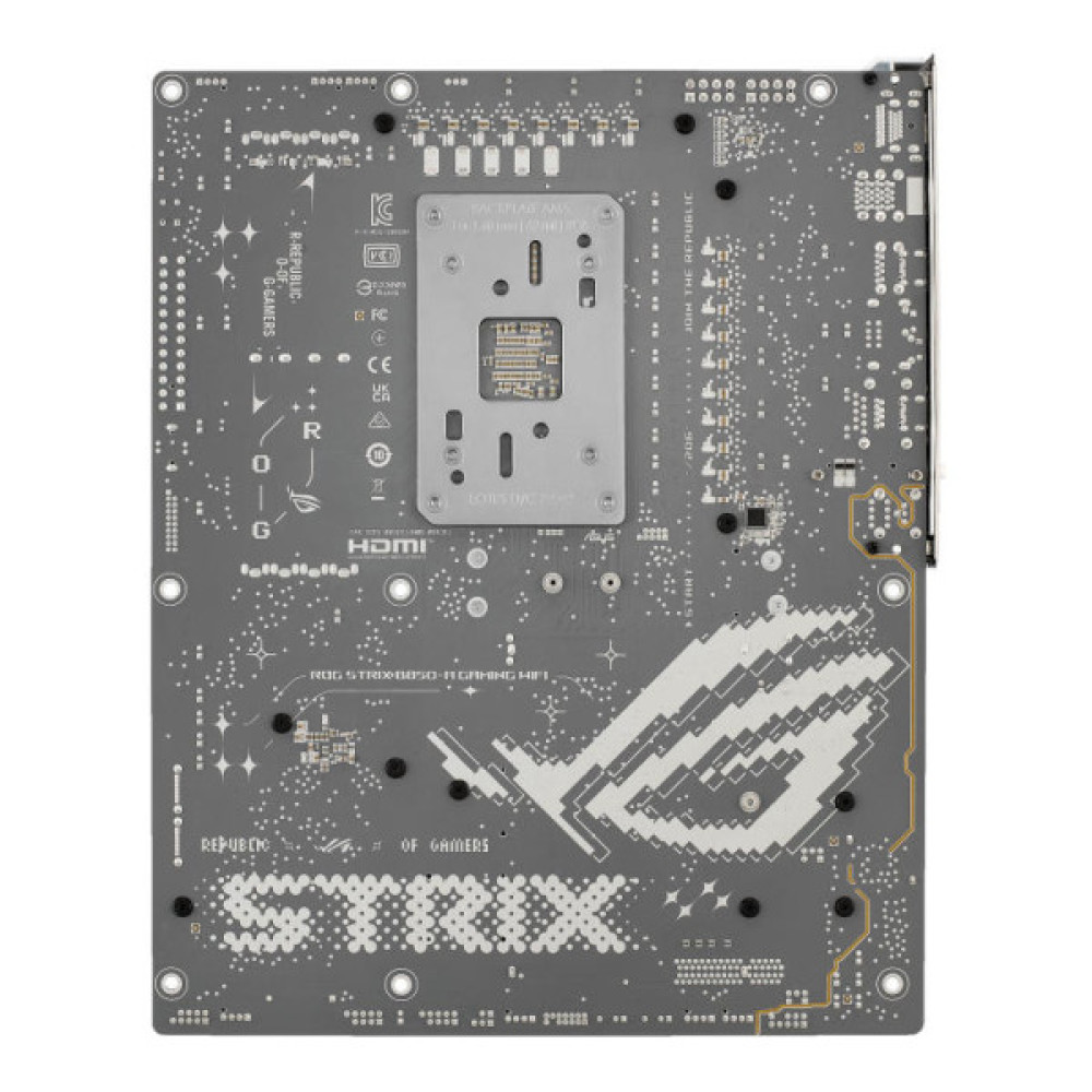 Материнcька плата ASUS ROG STRIX B850-A GAMING sAM5 B850 4xDDR5 M.2 HDMI DP Wi-Fi BT ATX білий