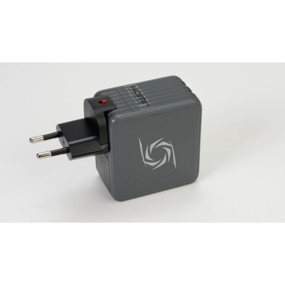 Зарядний пристрій AVerMedia GC313 CORE GO 100W 2хUSB-С 1хUSB-A 1xHDMI black (40AAGC313AWN)
