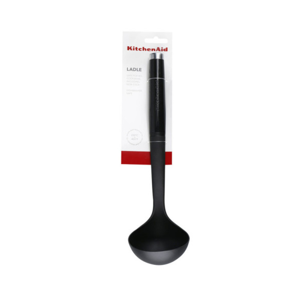 Ополоник KitchenAid Classic 31,5 см чорний (KCG006OHOBE)