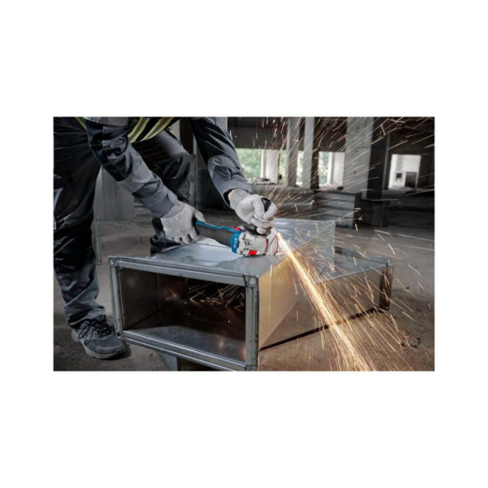 Шліфувальна машина Bosch GWS 18V-8 125мм, 18В, 1x4Ah, 0-11000об/хв, 1.6кг, кейс (0.601.9N9.021)