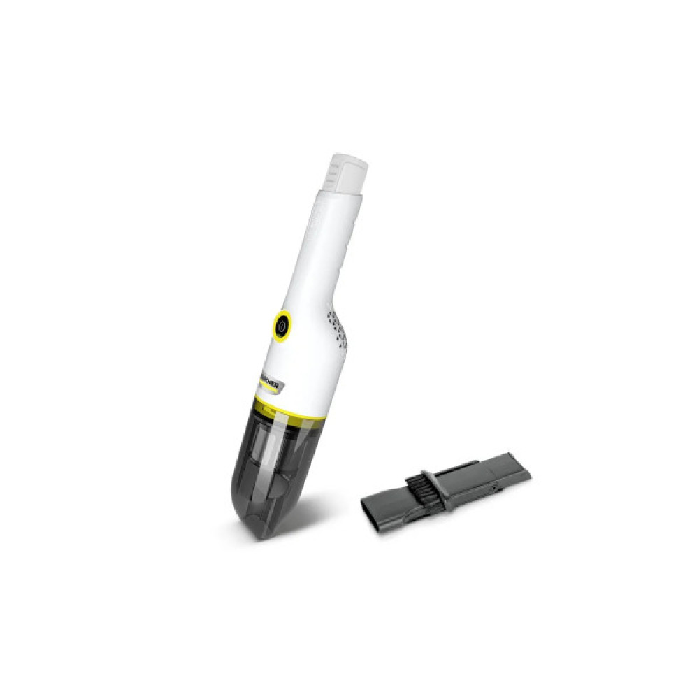 Пилосос Karcher автомобільний CVH 2-4, 54Вт, конт пил -0.15л, вага-0.6кг, НЕРА, турборежим, білий (аккум. 2.443-002.0 та зарядн.2.443-060.0 не входить в комплект)