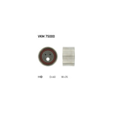 Ролик натягувача ременя SKF VKM 75000