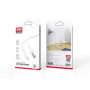 Дата кабель USB 2.0 AM to Lightning 1.0m 2.1A silicone white XO (NB208-L-1-WH)