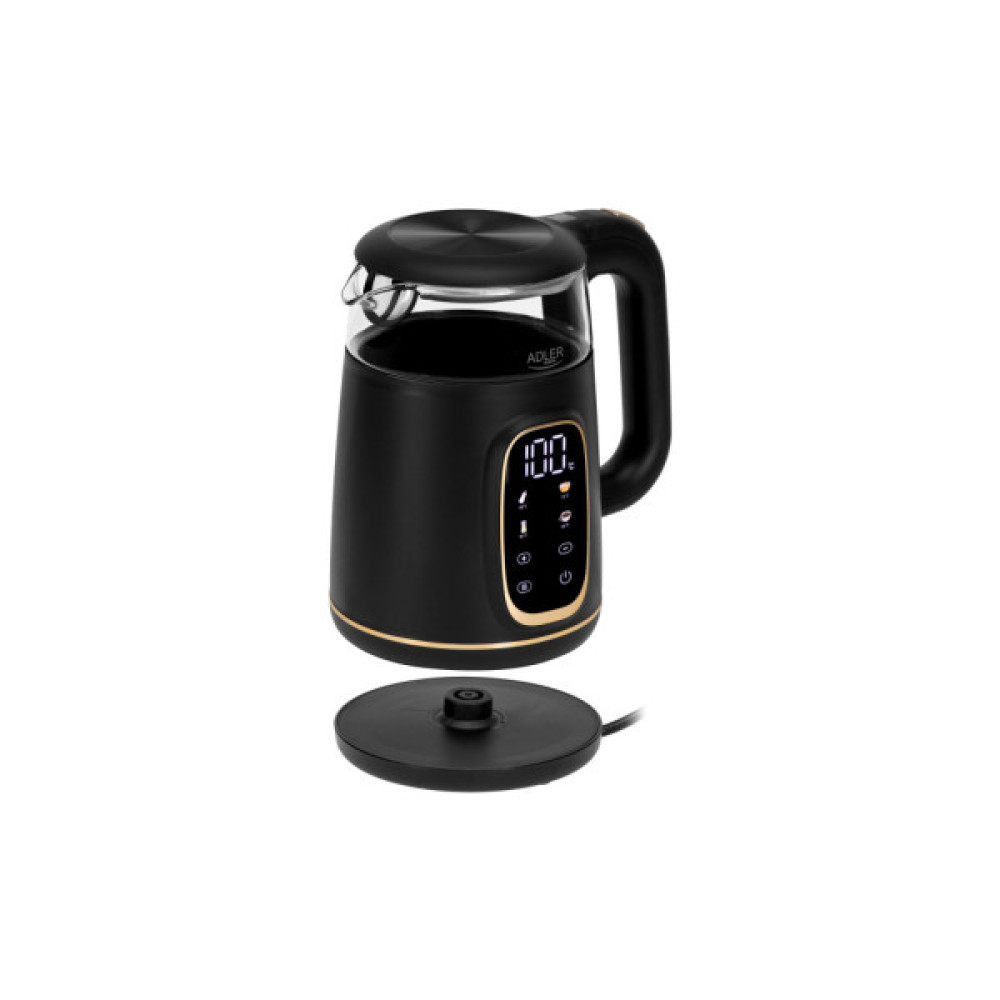 Електрочайник Adler AD 1305 black gold