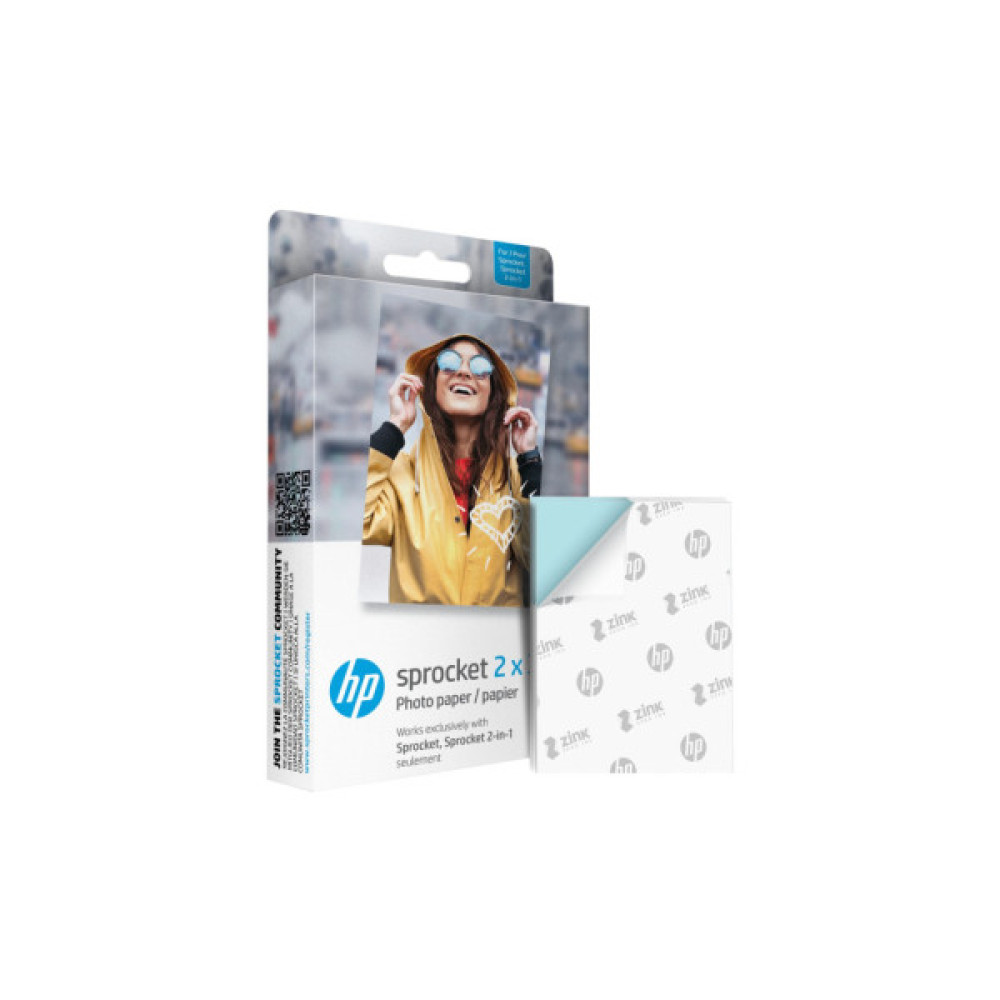 Фотопапір HP Zink 2x3" Sprocket, glossy, self-adhesive, 50sh (HPIZ2X350)