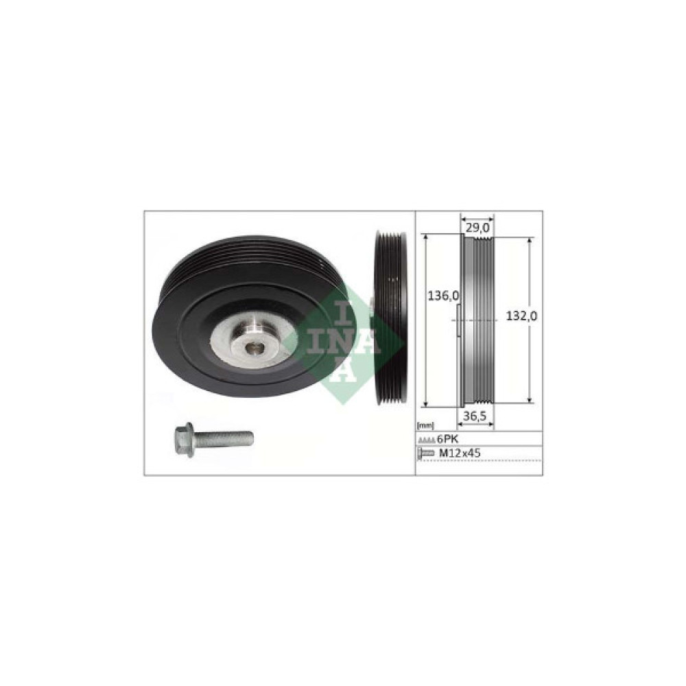 Натягувач ременя з роликом INA 544 0007 20