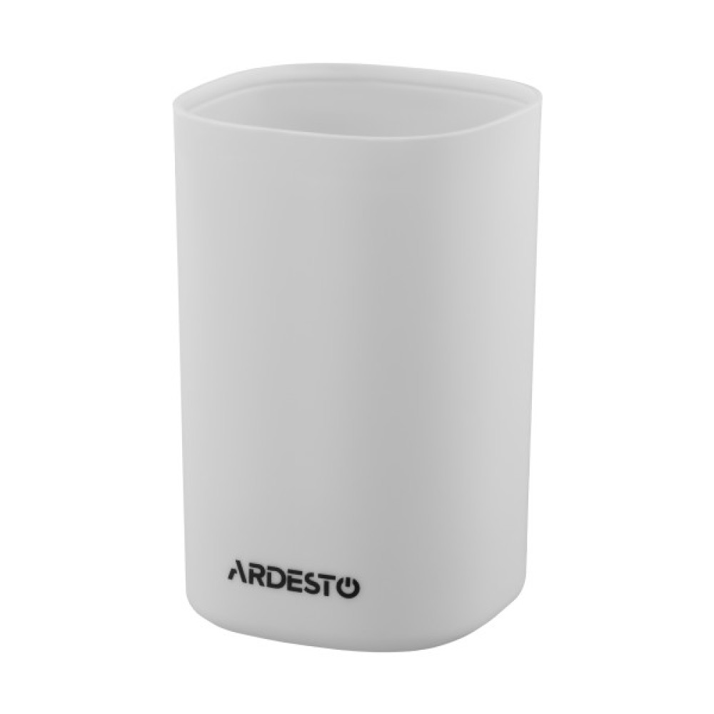 Набір для ванної кімнати ARDESTO Vigor 380мл, 3 предмети, поліпропілен, сірий