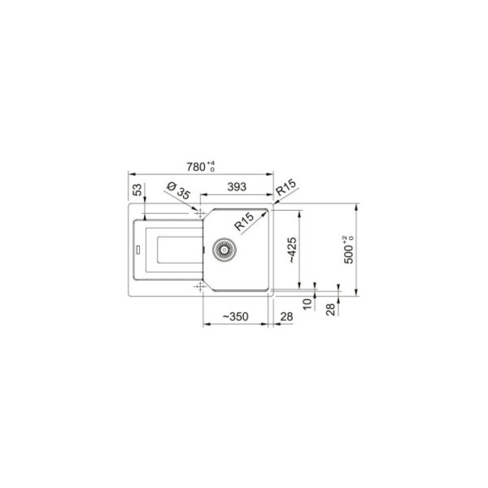 Мийка кухонна Franke Urban UBG 611-78 (114.0699.234)