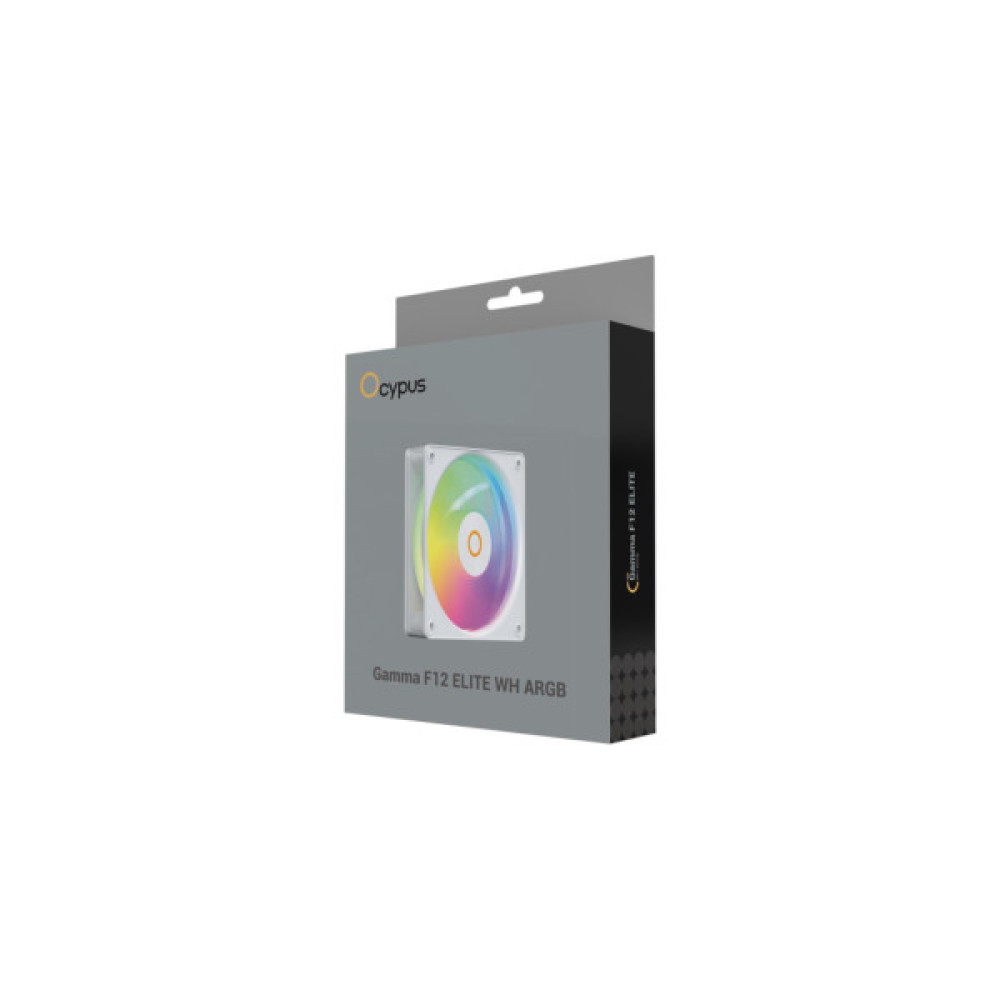Кулер до корпусу OCYPUS GAMMA F12 ELITE WH ARGB (GAMMA-F12-WH1AM00E-GL)