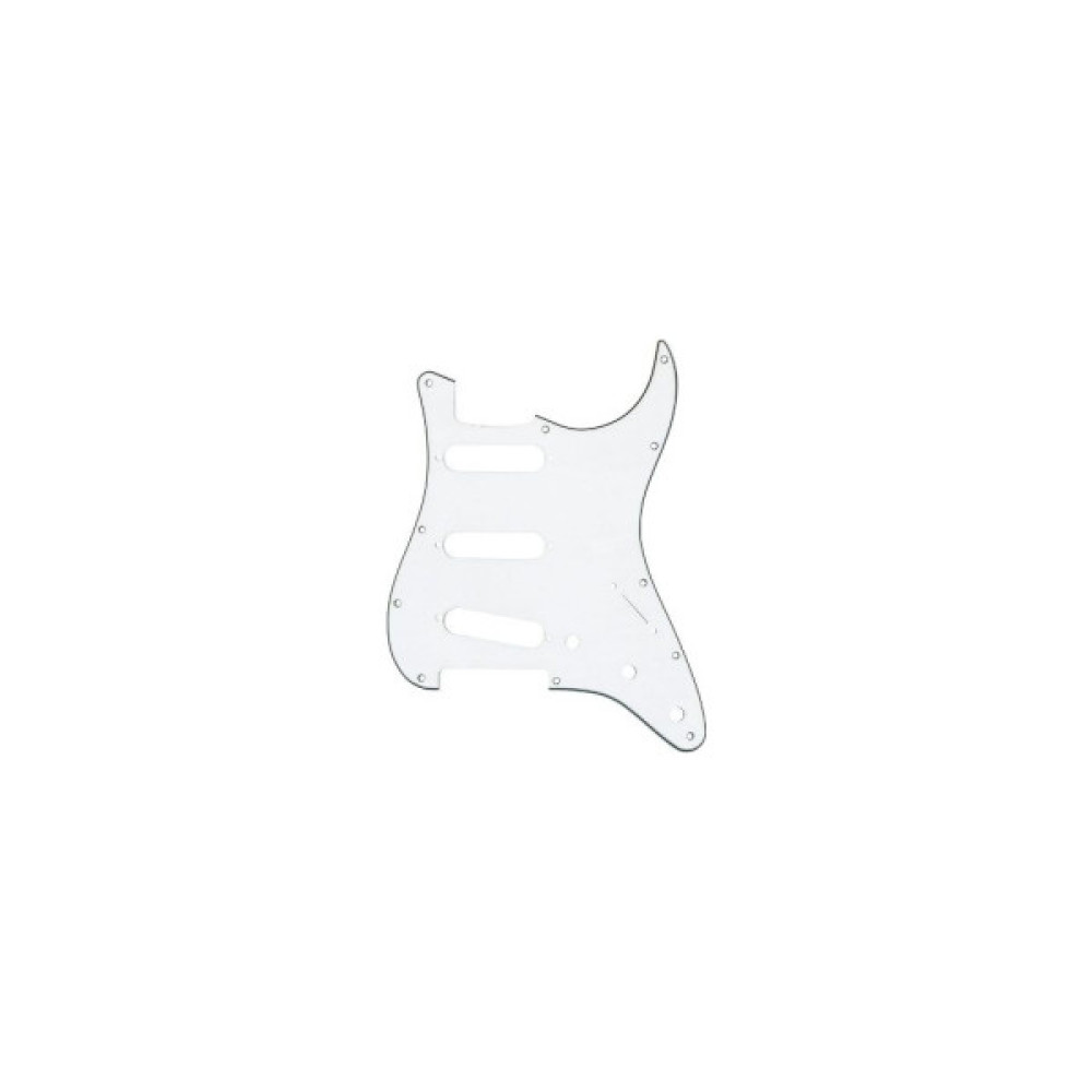 Пікгард панель для гітари DiMarzio 3-Ply Pickguard For Stratocaster (White) (FG2108W)