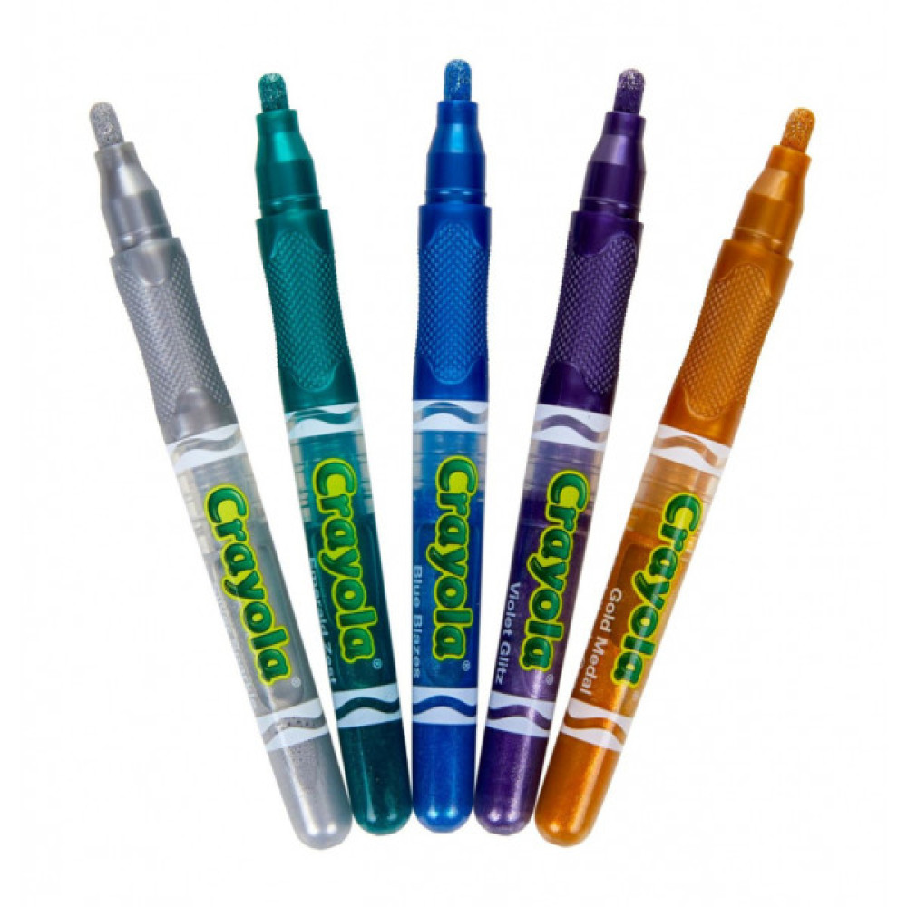 Фломастери Crayola Набір з блискітками 5 шт (256354.012)