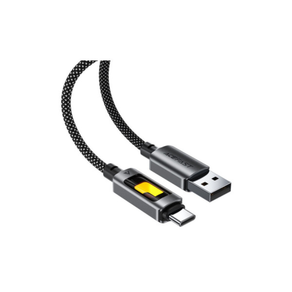 Дата кабель USB 2.0 AM to USB-C 1.2m 60W black Acefast (6974316284673)