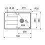 Мийка кухонна Franke BASIS BFG 611-78 (114.0306.793) Мийка кухонна Franke BASIS BFG 611-78 (114.0306.793)