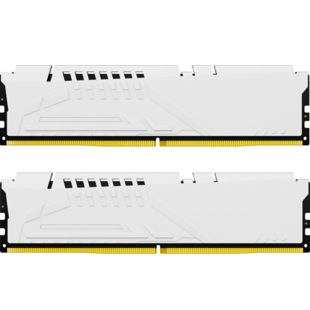 Модуль пам'яті для комп'ютера DDR5 32GB (2x16GB) 6800 MHz Beast White Kingston Fury (ex.HyperX) (KF568C34BWK2-32)