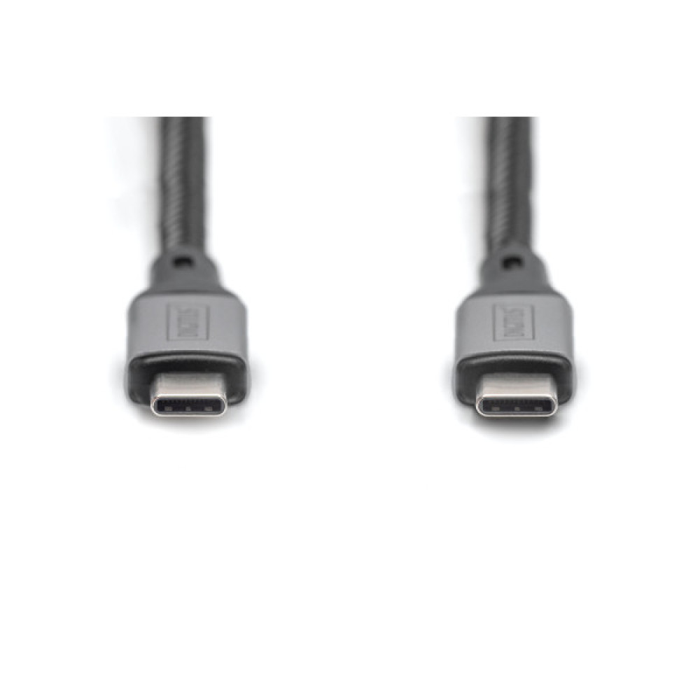 Кабель DIGITUS USB 4.0 (Type-C/Type-C) 1м, чорний