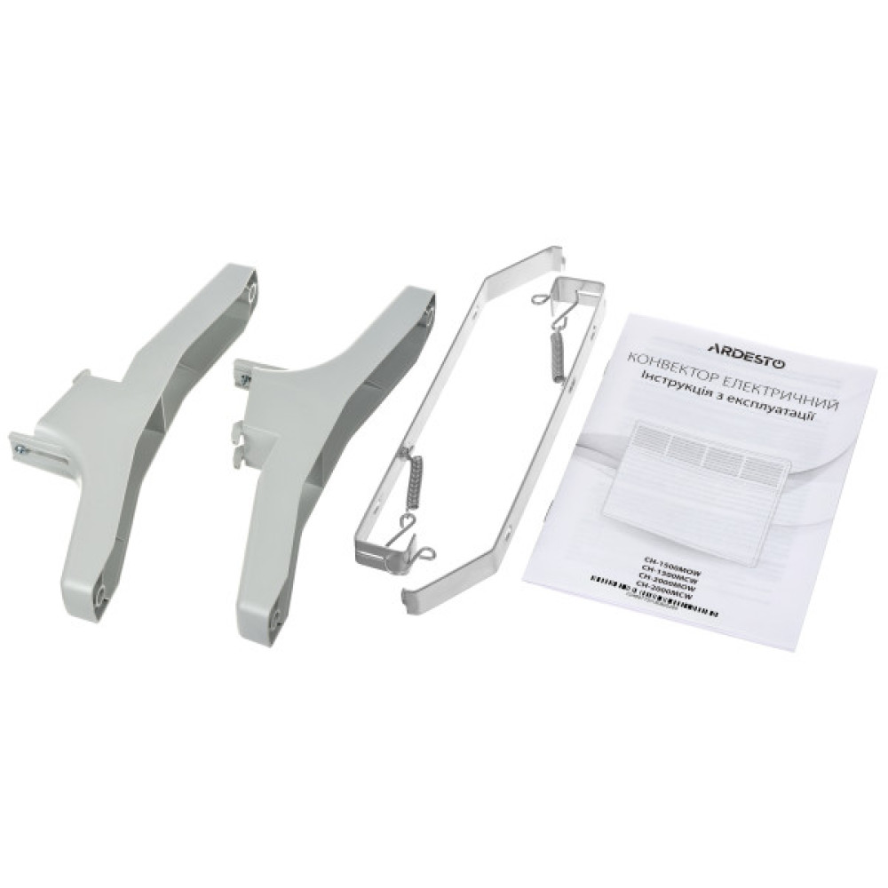 Конвектор ARDESTO, 20м2, 2000Вт, мех. упр-ння, закр. нагрів. елемент, IP24, білий