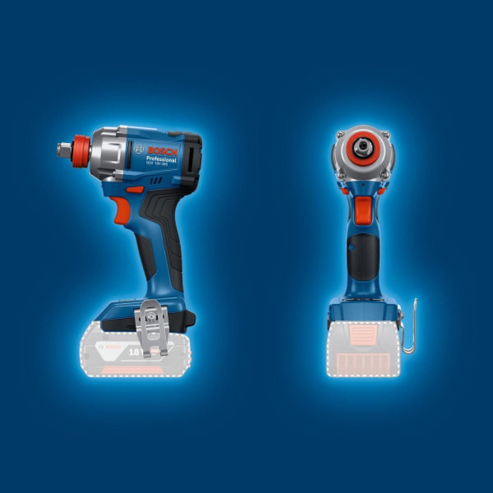 Гайковерт ударний акумуляторний Bosch Professional GDX 18V-285 18В 285Нм до 3600об/хв квадрат 1/2" 1.1кг без АКБ та ЗП