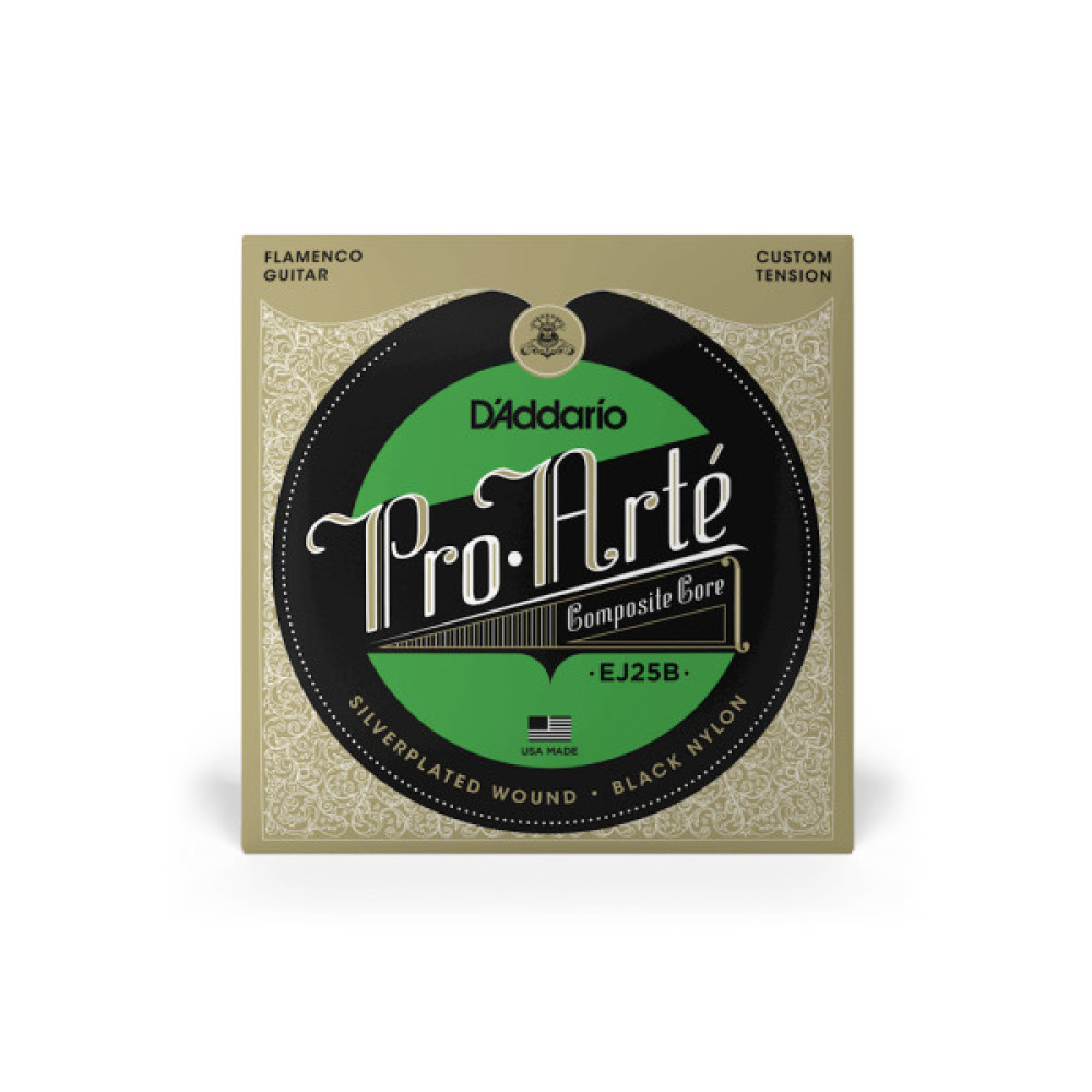Струни для гітари D'Addario Pro-Arte Composite Flamenco Black Nylon (EJ25B)