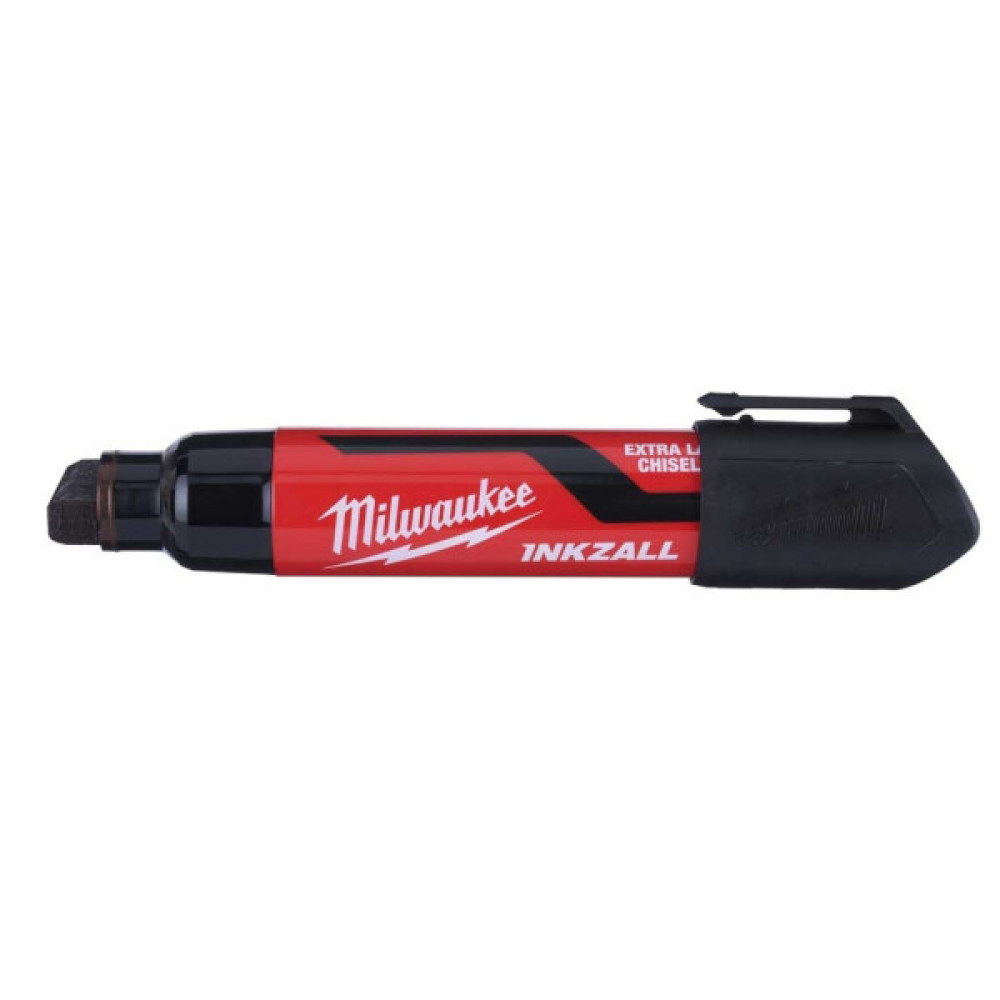 Маркер Milwaukee INKZALL для будмайданчика супер-великий XL чорний (блістер) (4932471558)