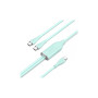 Дата кабель USB-C to 2xUSB-C 1.5m 5.0A Silicone Type Green Vention (CTMGG) Дата кабель USB-C to 2xUSB-C 1.5m 5.0A Silicone Type Green Vention (CTMGG)