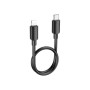 Дата кабель USB-C to Lightning 0.25m Hyper PD X96 black HOCO (6942007609364) Дата кабель USB-C to Lightning 0.25m Hyper PD X96 black HOCO (6942007609364)