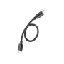 Дата кабель USB-C to Lightning 0.25m Hyper PD X96 black HOCO (6942007609364) Дата кабель USB-C to Lightning 0.25m Hyper PD X96 black HOCO (6942007609364)