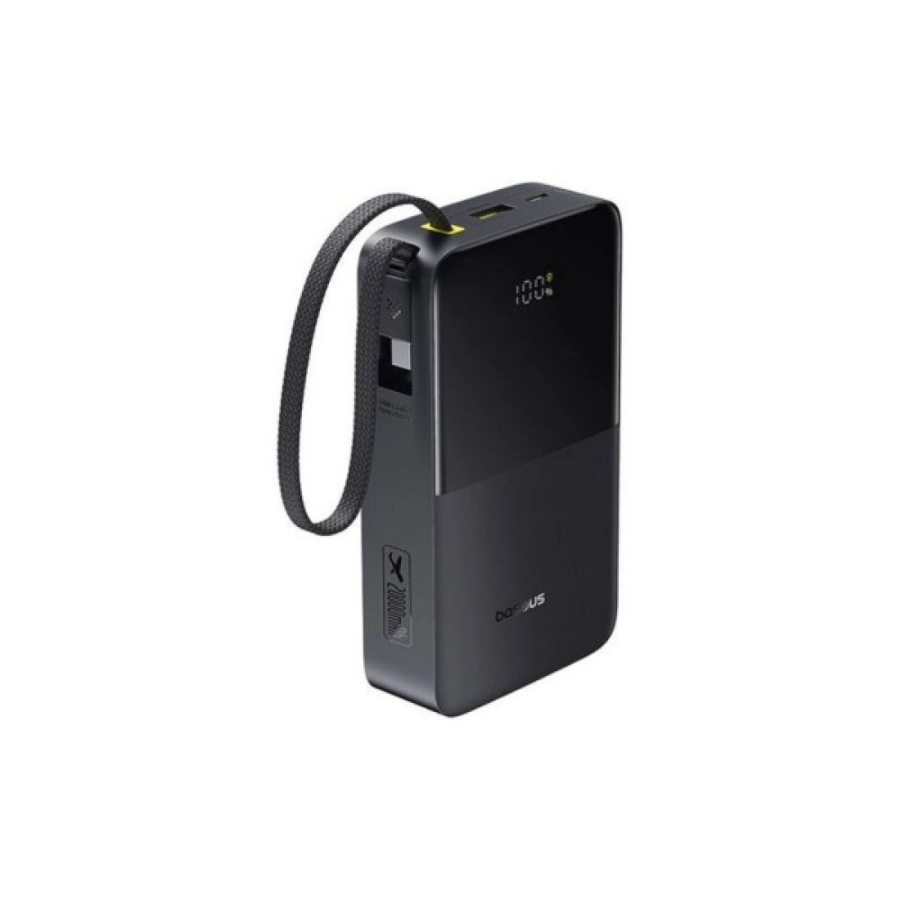 Батарея універсальна Baseus EnerFill FC51 Bipow2 Pro 20000mAh 22,5W build-in cable USB-C black (E0027701)