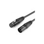 Кабель мультимедійний XLR M to XLR F 2.0m AV130 black Ugreen (20710)