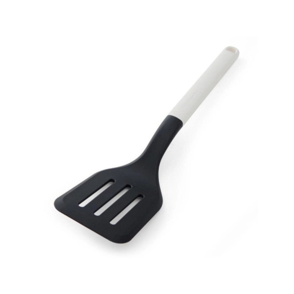 Лопатка кухонна KitchenAid Classic з прорізами 34 см білий (KHA002OHPNG)