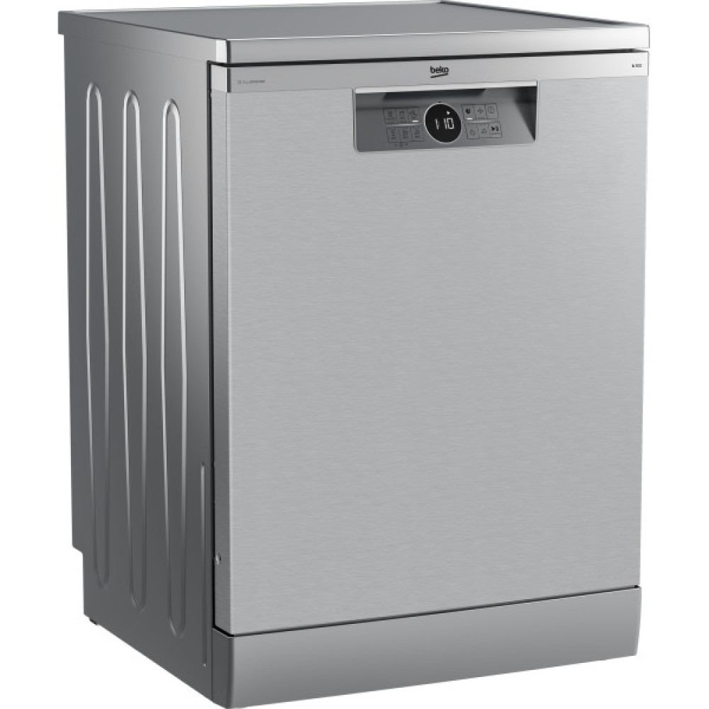 Посудомийна машина Beko, 15компл., D, 60см, дисплей, 3й кошик,  нерж