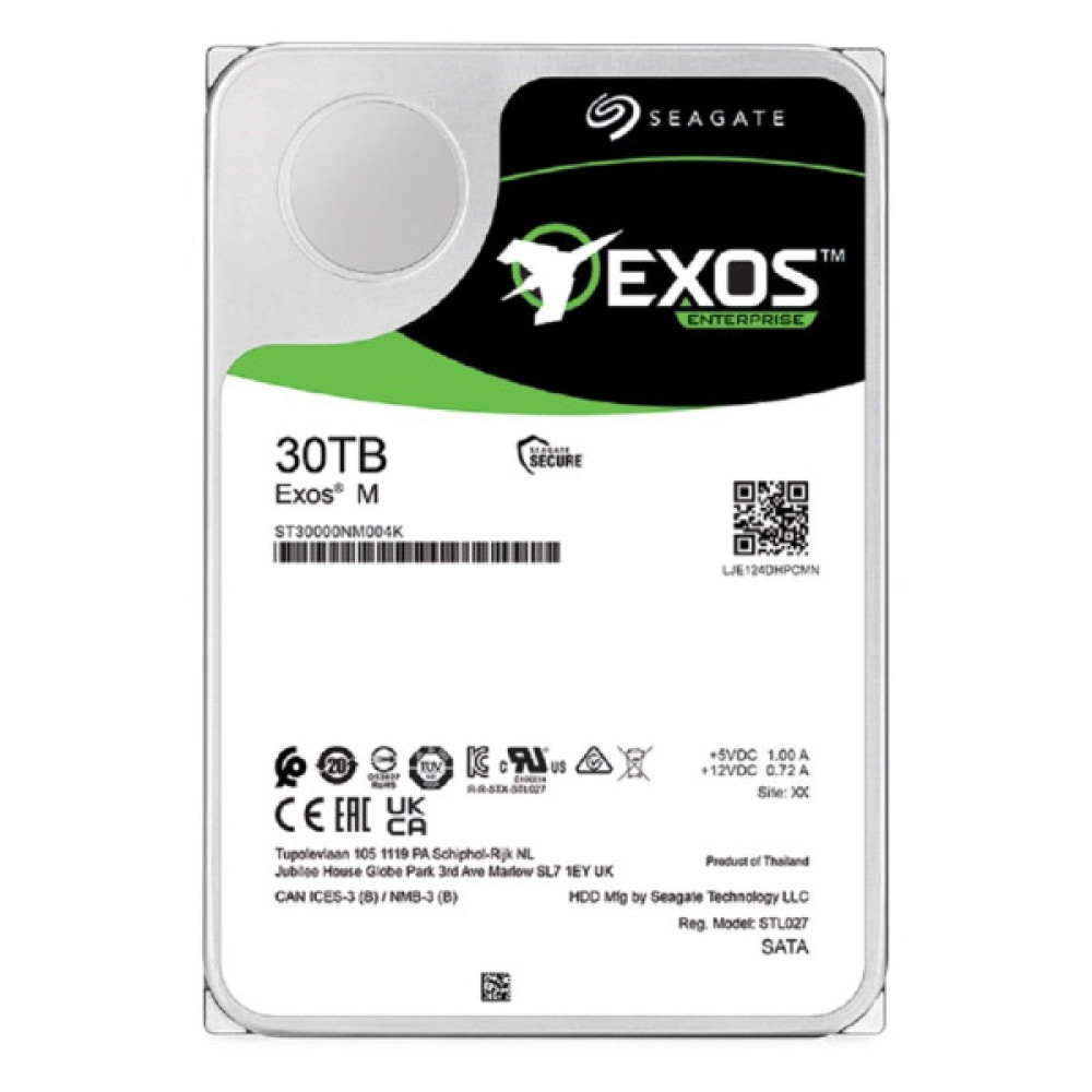 Жорсткий диск 3.5" 30TB Exos M Seagate (ST30000NM004K)