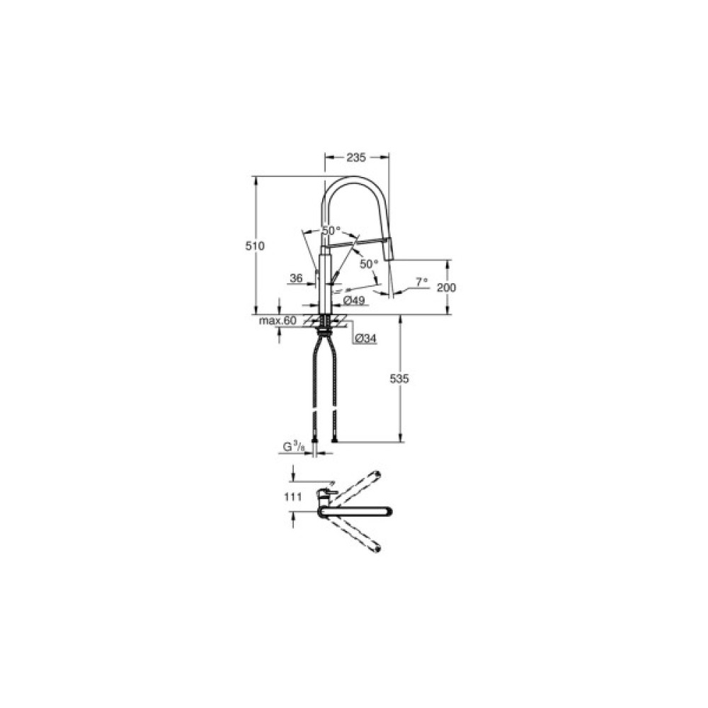 Змішувач Grohe Concetto (31491000)