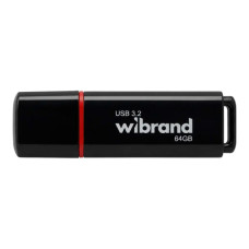 USB флеш накопичувач Wibrand 64GB Scarab Black USB 3.2 (WI3.2/SC64P11B)