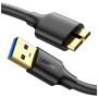 Дата кабель USB 3.0 AM to Micro B 1.0m US130 black Ugreen (10841) Дата кабель USB 3.0 AM to Micro B 1.0m US130 black Ugreen (10841)