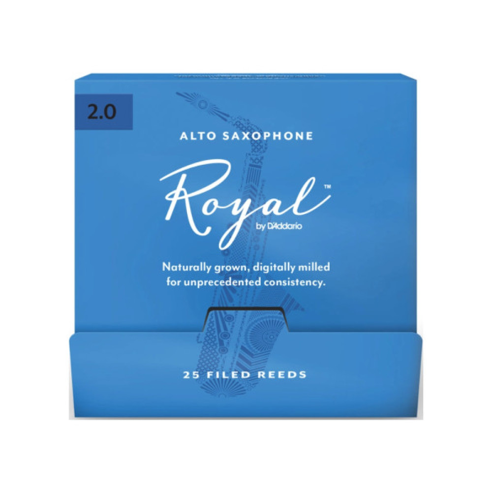 Тростина для саксофона D'Addario Royal - Alto Sax #2.0 - 25 Pack (RJB0120-B25)