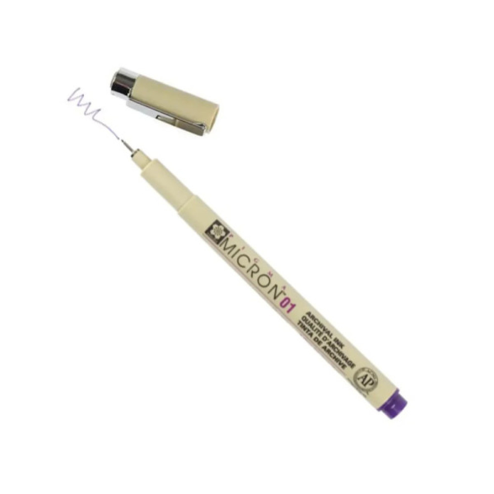 Лайнер Sakura Pigma Micron (0.1) 0,25 мм Фіолетовий (084511306332)