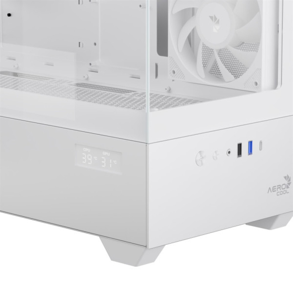 Корпус для ПК AeroCool P500D Digi-G-WT-v1 White (ACCM-PN07033.21)