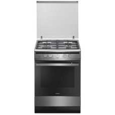 Плита Hansa газова, 56л, 60x60см, чавун, нерж