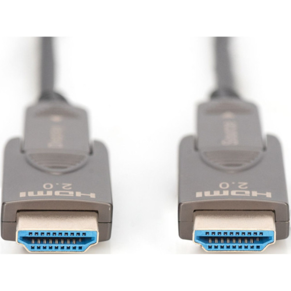Кабель мультимедійний HDMI M to HDMI M 10.0m 4K AOC Digitus (AK-330127-100-S)