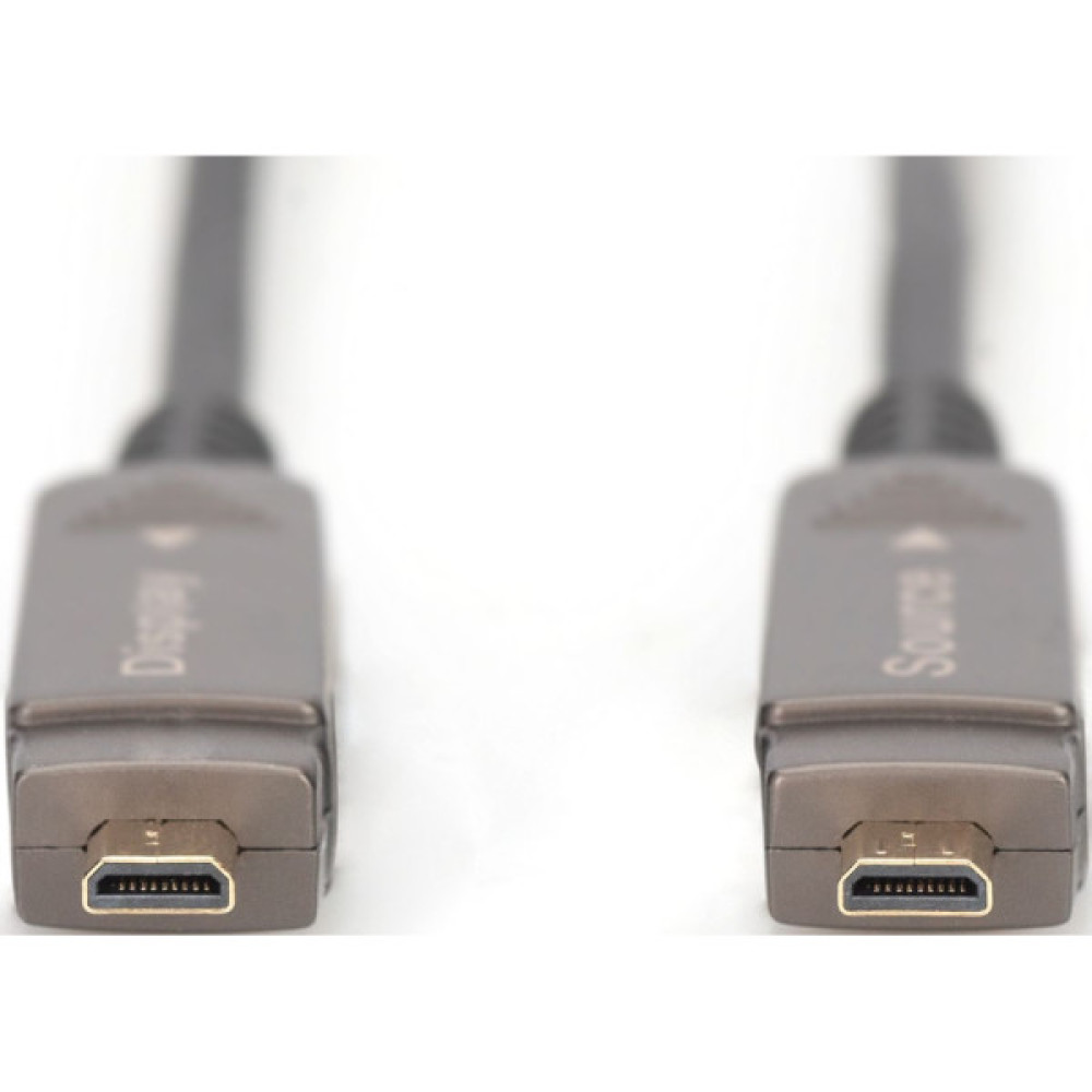 Кабель мультимедійний HDMI M to HDMI M 10.0m 4K AOC Digitus (AK-330127-100-S)