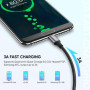 Дата кабель USB 2.0 AM to USB-C 2.0m US288 Aluminum Braid Black Ugreen (60128) Дата кабель USB 2.0 AM to USB-C 2.0m US288 Aluminum Braid Black Ugreen (60128)