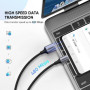 Дата кабель USB 2.0 AM to USB-C 2.0m US288 Aluminum Braid Black Ugreen (60128) Дата кабель USB 2.0 AM to USB-C 2.0m US288 Aluminum Braid Black Ugreen (60128)