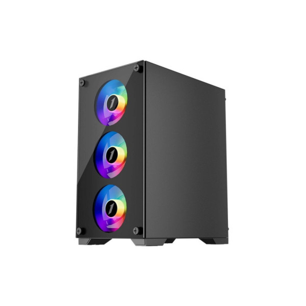 Корпус для ПК 1stPlayer X2-M-BK-4F1