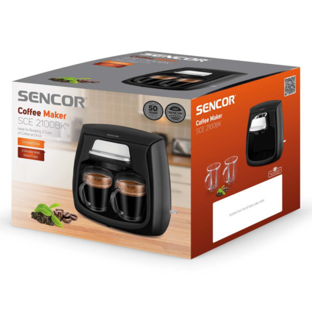Крапельна кавоварка Sencor SCE 2100BK