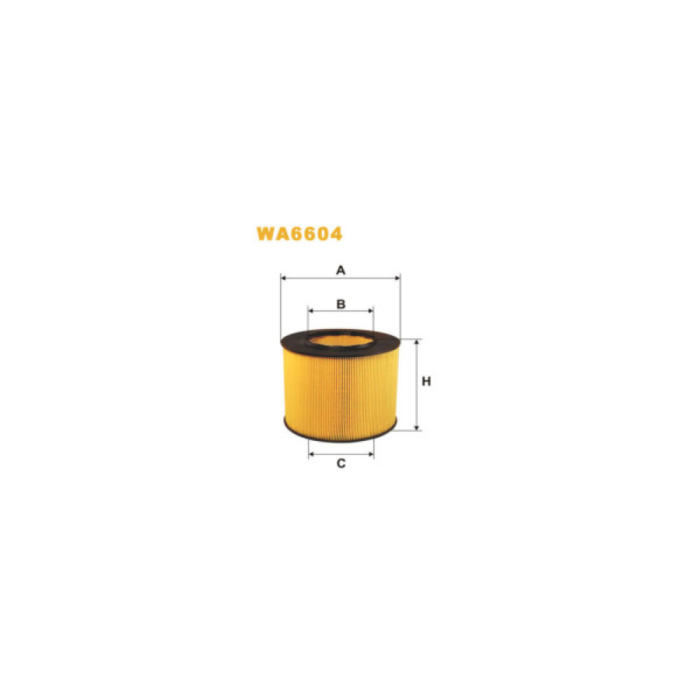 Повітряний фільтр для автомобіля Wixfiltron WA6604